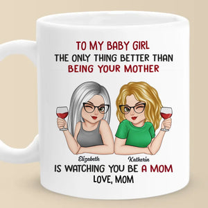 Ma plus grande récompense est de te voir prospérer en tant que mère - Tasse personnalisée pour la famille - Cadeau pour maman, fille