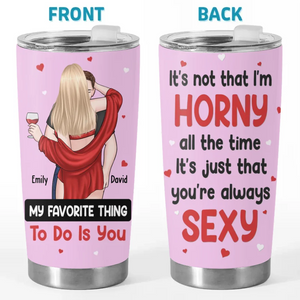Mon amour, ma vie - Verre personnalisé pour couple - Cadeau pour mari et femme, anniversaire