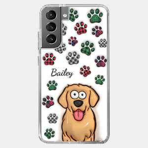 Life Would Be Ruff Without You - Dog & Cat Personalized Custom 3D Inflated Effect Printed Clear Phone Case - Gift For Pet Owners, Pet Lovers
