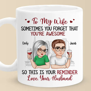 Tant de mes sourires commencent avec toi - Tasse personnalisée pour couple - Cadeau pour mari et femme, anniversaire
