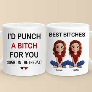 La vie est meilleure avec toi à mes côtés - Mug personnalisé Bestie - Cadeau pour meilleurs amis, BFF, sœur