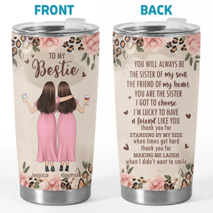 Gobelet personnalisé « Forever My Favorite Human » - Cadeau pour les meilleures amies, les meilleures amies et les sœurs