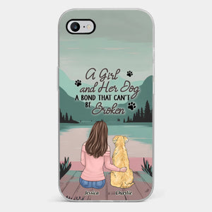 Tails Of Love - Coque de téléphone transparente personnalisée pour chien - Cadeau pour propriétaires et amoureux des animaux