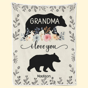 Son amour est un jardin d'émerveillement sans fin - Couverture familiale personnalisée - Cadeau pour maman, grand-mère
