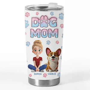 La vie est plus belle avec de la fourrure ! Gobelet personnalisé avec effet gonflable 3D pour chien et chat ! Cadeau pour les propriétaires et les amoureux des animaux.
