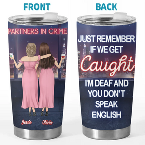 Chaos Creators Since Day One - Bestie Personalized Custom Tumbler - Gift For Best Friends, BFF, Sisters