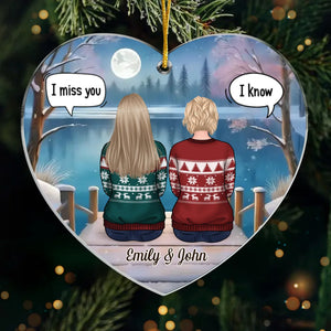 Your Presence Is Missed, Your Memory Treasured - Memorial Personalized Custom Ornament - Acrylic Custom Shaped - Sympathy Gift, Christmas Gift For Family Members