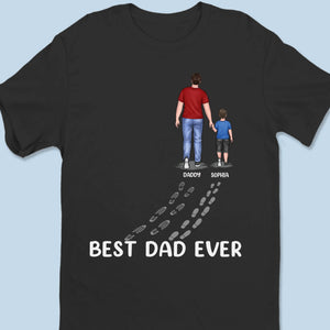 Mon père est mon héros - T-shirt unisexe personnalisé pour la famille, t-shirt premium, sweat à capuche - Cadeau de fête des pères, d'anniversaire pour papa