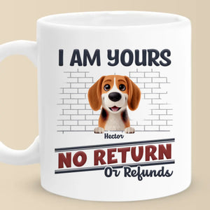 La vie avec les chiens, un seul sens ! Mug personnalisé pour chien ! Cadeau pour les propriétaires et les amoureux des animaux.