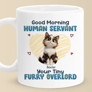 Tasse personnalisée « Paws And Reflect » pour chat – Cadeau pour propriétaires et amoureux des animaux