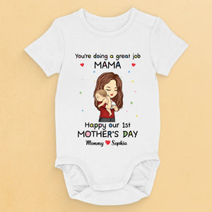 Tu fais du bon travail, maman ! - Body personnalisé pour bébé - Cadeau pour la fête des mères, baby shower, première maman