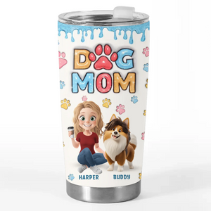 Pawsitively The Best - Gobelet personnalisé avec effet gonflable 3D pour chien - Cadeau pour propriétaires et amoureux des animaux