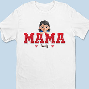 Maman de mes petits faiseurs de chaos préférés - T-shirt unisexe personnalisé pour la famille, t-shirt premium, sweat à capuche - Fête des Mères, cadeau pour maman, grand-mère