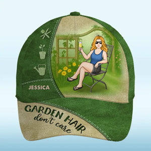 Le jardinage est ma thérapie ! Casquette personnalisée pour toute la famille, imprimé intégral ! Cadeau pour vous, vos meilleurs amis, vos frères et sœurs, votre famille et les amateurs de jardinage.