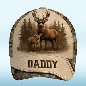 Always Leading, Forever Loved - Family Personalized Custom Hat, All Over Print Classic Cap - Father's Day, Gift For Dad, Grandpa