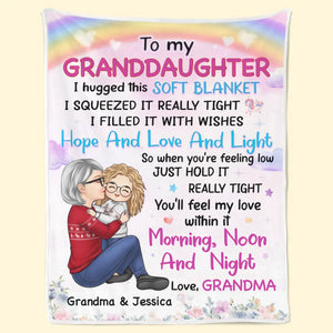 You'll Feel My Love Within It - Family Personalized Custom Blanket - Christmas Gift For Grandma, Grandkid