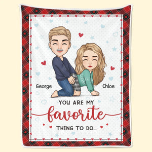 Chaque jour est le meilleur jour quand je suis avec toi - Couverture personnalisée pour couple - Cadeau de Noël pour mari et femme, anniversaire