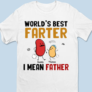 C'est la faute des haricots ou de papa ! T-shirt unisexe personnalisé pour la famille, t-shirt premium, sweat à capuche ! Cadeau pour la fête des pères