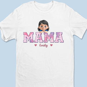 T-shirt unisexe personnalisé « Construit avec amour » pour la famille, haut de gamme, sweat à capuche – Fête des Mères, cadeau pour maman, grand-mère