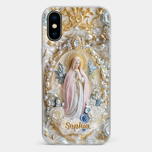 In Love And Faith - Coque de téléphone personnalisée avec effet gonflable 3D - Cadeau pour vous-même, vos meilleurs amis, vos frères et sœurs, votre famille