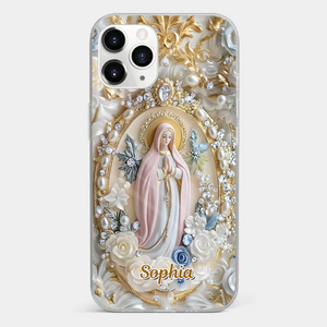 In Love And Faith - Coque de téléphone personnalisée avec effet gonflable 3D - Cadeau pour vous-même, vos meilleurs amis, vos frères et sœurs, votre famille