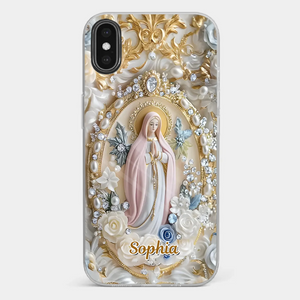 In Love And Faith - Coque de téléphone personnalisée avec effet gonflable 3D - Cadeau pour vous-même, vos meilleurs amis, vos frères et sœurs, votre famille