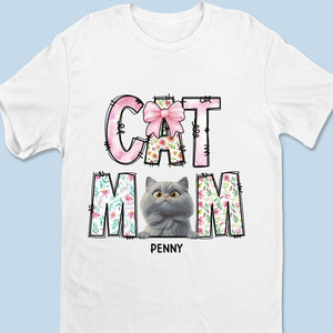 T-shirt unisexe personnalisé « Juste une fille fleurie avec un patron tout doux » - T-shirt premium, sweat à capuche - Fête des Mères, cadeau pour les propriétaires d'animaux et les amoureux des animaux