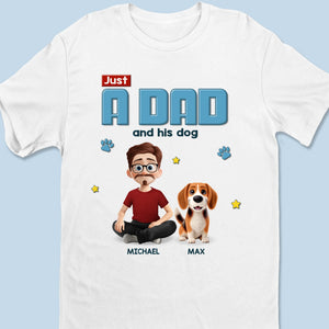 Dog Hair, Don’t Care Just Love - Dog Personalized Custom Unisex T-shirt, Premium T-shirt, Hoodie - Father's Day, Gift For Dad, Pet Owners, Pet Lovers