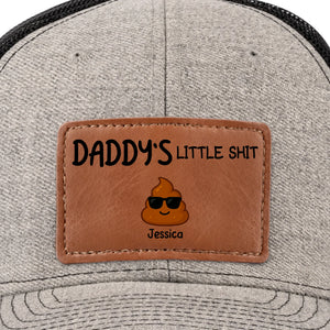 Proud Creator Of Chaos Since Birth - Family Personalized Custom Leather Patch Hat - Father's Day, Gift For Dad, Grandpa