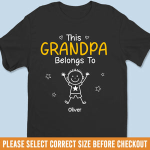 T-shirt unisexe personnalisé, t-shirt premium, sweat à capuche – Cadeaux d'anniversaire personnalisés pour papa et grand-père – Promu grand-père
