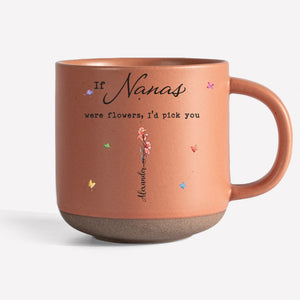 Un jardin d'amour pousse dans le cœur d'une grand-mère - Mug en céramique personnalisé imprimé pour la famille - Cadeau pour maman, grand-mère