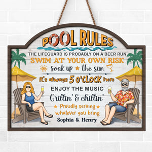 Cannonballs And Kisses - Couple Personalized Custom Home Decor Wood Sign - Gift For Husband Wife, Anniversary