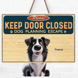 Ne sous-estimez jamais un animal déterminé ! Panneau en bois personnalisé pour chien et chat, décoration d'intérieur ! Cadeau de pendaison de crémaillère pour propriétaires et amoureux des animaux.