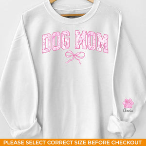 Pawsitively The Love Of My Life - Sweat-shirt unisexe personnalisé pour chien et chat avec motif sur la manche - Cadeau pour propriétaires et amoureux des animaux