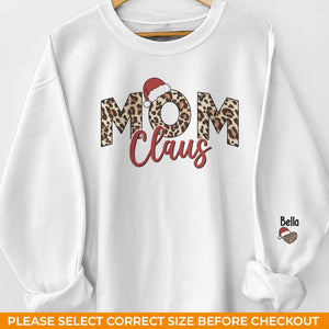 Les mères peignent les couleurs de notre monde - Sweat-shirt unisexe personnalisé avec motif sur la manche - Cadeau de Noël pour maman et grand-mère