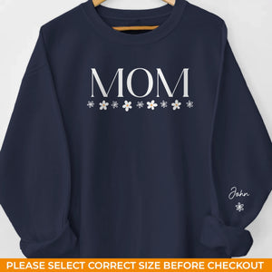 Une grand-mère est une amie pour toujours - Sweat-shirt unisexe personnalisé avec motif sur la manche - Cadeau de Noël pour maman et grand-mère