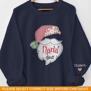 L'amour d'une mère illumine chaque instant - Sweat-shirt unisexe personnalisé avec motif sur la manche - Cadeau de Noël pour maman, grand-mère