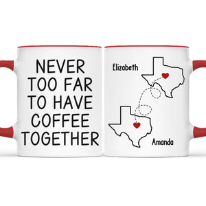Enfin sur la liste des gentils - Mug personnalisé avec accents personnalisés - Cadeau de Noël pour les meilleures amies, BFF, sœurs