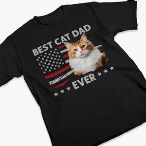 T-shirt, sweat à capuche et sweat-shirt unisexe personnalisé avec photo « Père chien ultime » – Fête des pères, cadeau pour les propriétaires et les amoureux des animaux