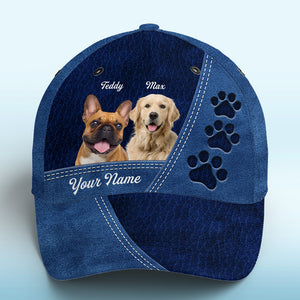 Casquette personnalisée avec photo « Tu es mon animal de compagnie bien-aimé » bleu – Casquette classique imprimée pour chien et chat – Nouveauté, cadeau pour les propriétaires et les amoureux des animaux