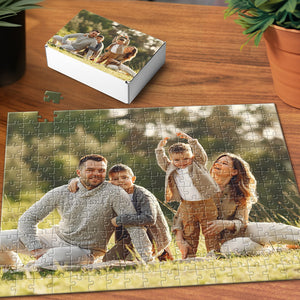 Photo personnalisée « Tu fais partie de moi » - Puzzle personnalisé pour la famille - Cadeau pour les membres de la famille