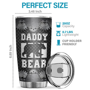 Tu es l'homme papa, le vieil homme mais toujours l'homme - Gobelet - À mon père, cadeau pour papa, cadeau de papa de la part de sa fille et de son fils, cadeau d'anniversaire pour papa