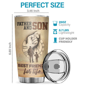 Je serai toujours ton petit garçon et tu seras toujours mon papa - Gobelet - À mon papa, cadeau pour papa, cadeau de papa de la part de sa fille et de son fils, cadeau d'anniversaire pour papa