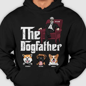 Le Père Chien Vintage Dog Dad en Costume - Cadeau pour Papa Chien - T-shirt Unisexe Personnalisé, Sweat à Capuche