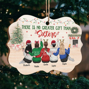 Il n'y a pas de plus beau cadeau que notre amitié - Décoration de Noël en bois personnalisée en forme de Benelux - Cadeau pour meilleure amie, meilleure amie, sœur, cadeau d'anniversaire pour meilleure amie et amie, cadeau de Noël
