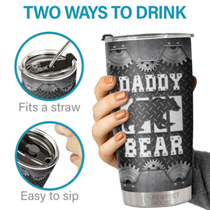 Tu es l'homme papa, le vieil homme mais toujours l'homme - Gobelet - À mon père, cadeau pour papa, cadeau de papa de la part de sa fille et de son fils, cadeau d'anniversaire pour papa