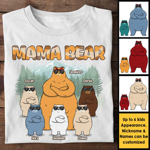 Famille d'oursons Mama & Kids - T-shirt et sweat à capuche unisexe personnalisé - Cadeau pour maman et grand-mère