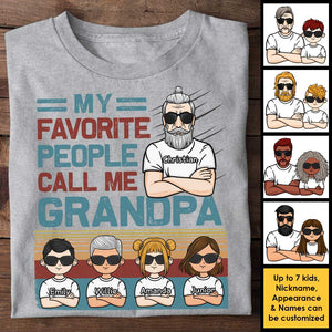 Je m'appelle Grand-père - T-shirt unisexe personnalisé, sweat à capuche - Cadeau pour papa, grand-père