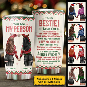 Thank You For Making Me Laugh When I Didn't Even Want To Smile - Personalized Tumbler.