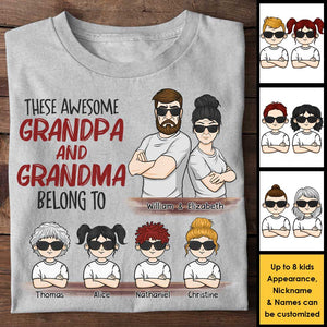 We're Awesome Daddy & Mommy - Personalized Unisex T-shirt, Hoodie - Gift For Couples, Husband Wife